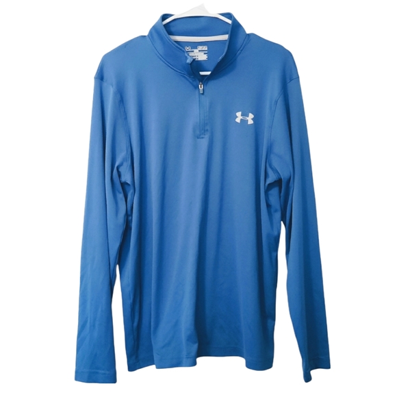 🍁 3/$15 Under Armour Heat Gear LS Mens Shirt Medium - Picture 1 of 7